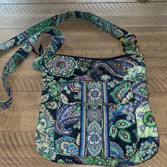 Vera Bradley Handbags - VERA BRADLEY Blue Green and Purple Purse